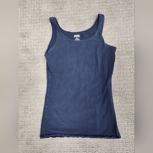 Duluth Trading Company Women's No-Yank Tank - Blue Size Medium